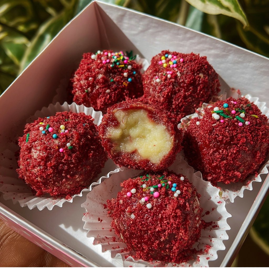 Red Velvet Cake Truffles