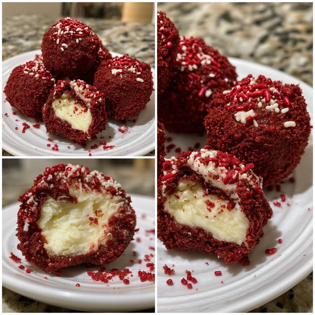 Red Velvet Cake Truffles