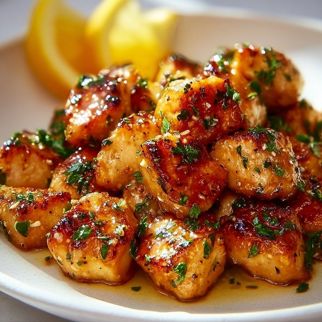 Garlic Butter Chicken Bites