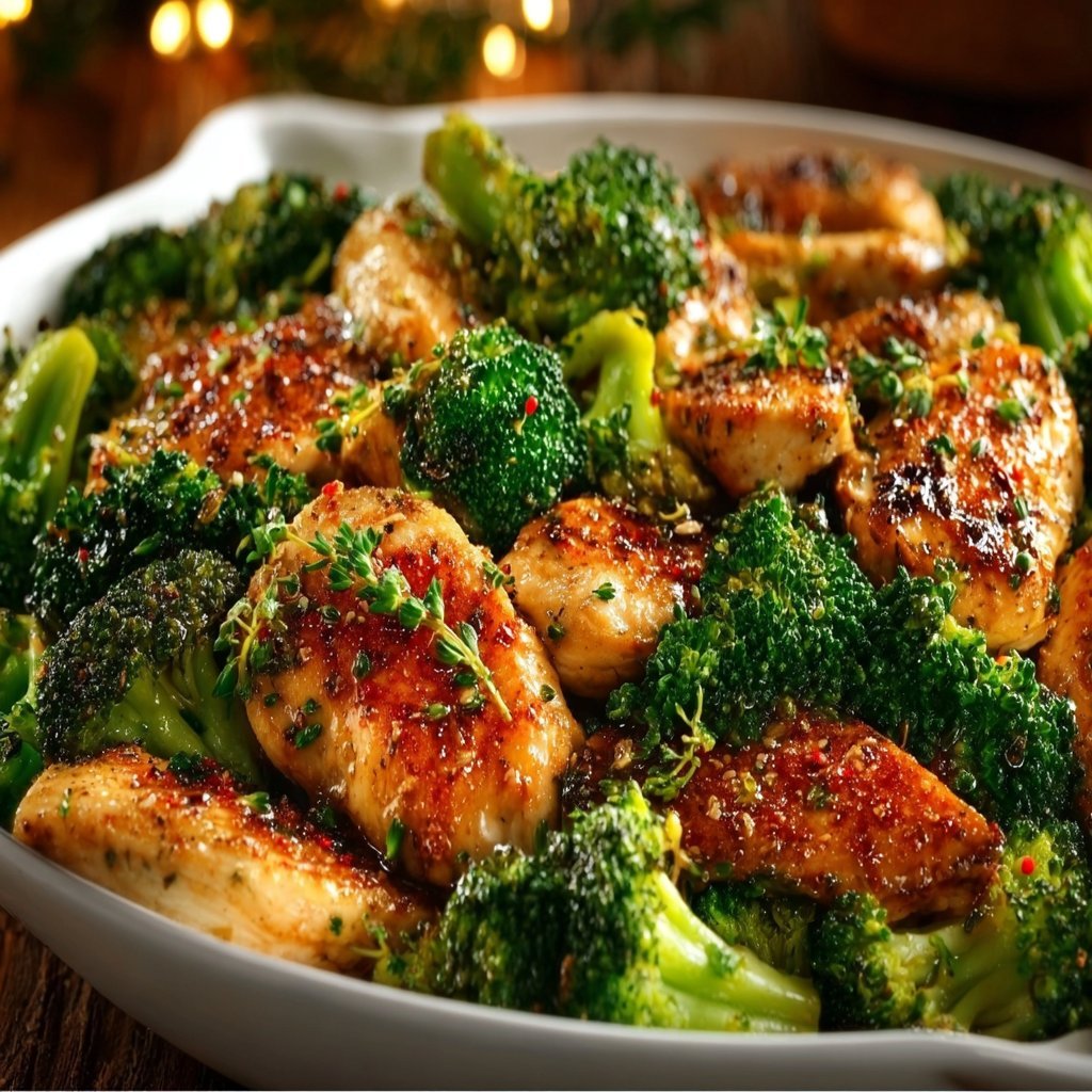 Garlic Butter Chicken Broccoli
