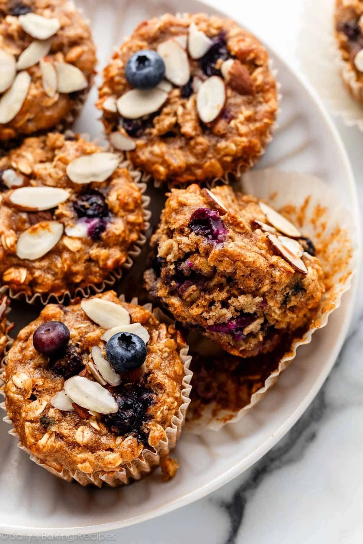 Blueberry Almond Power Muffins