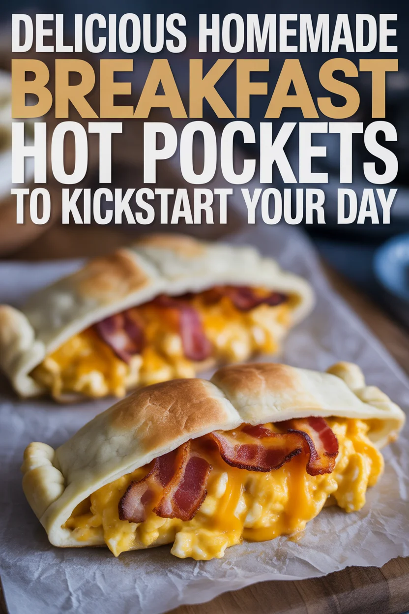 Homemade Breakfast Hot Pockets Easy Cheesy Recipe