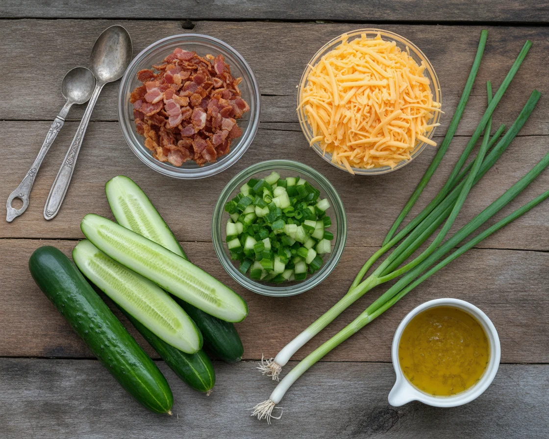 Cucumber Ranch Crack Salad recipe ingredients