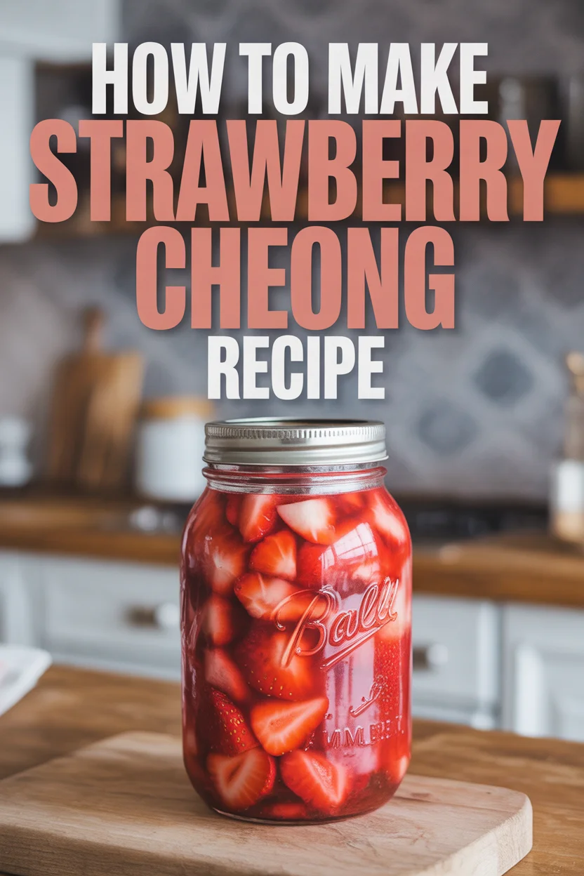 How to Make Strawberry Cheong Recipe