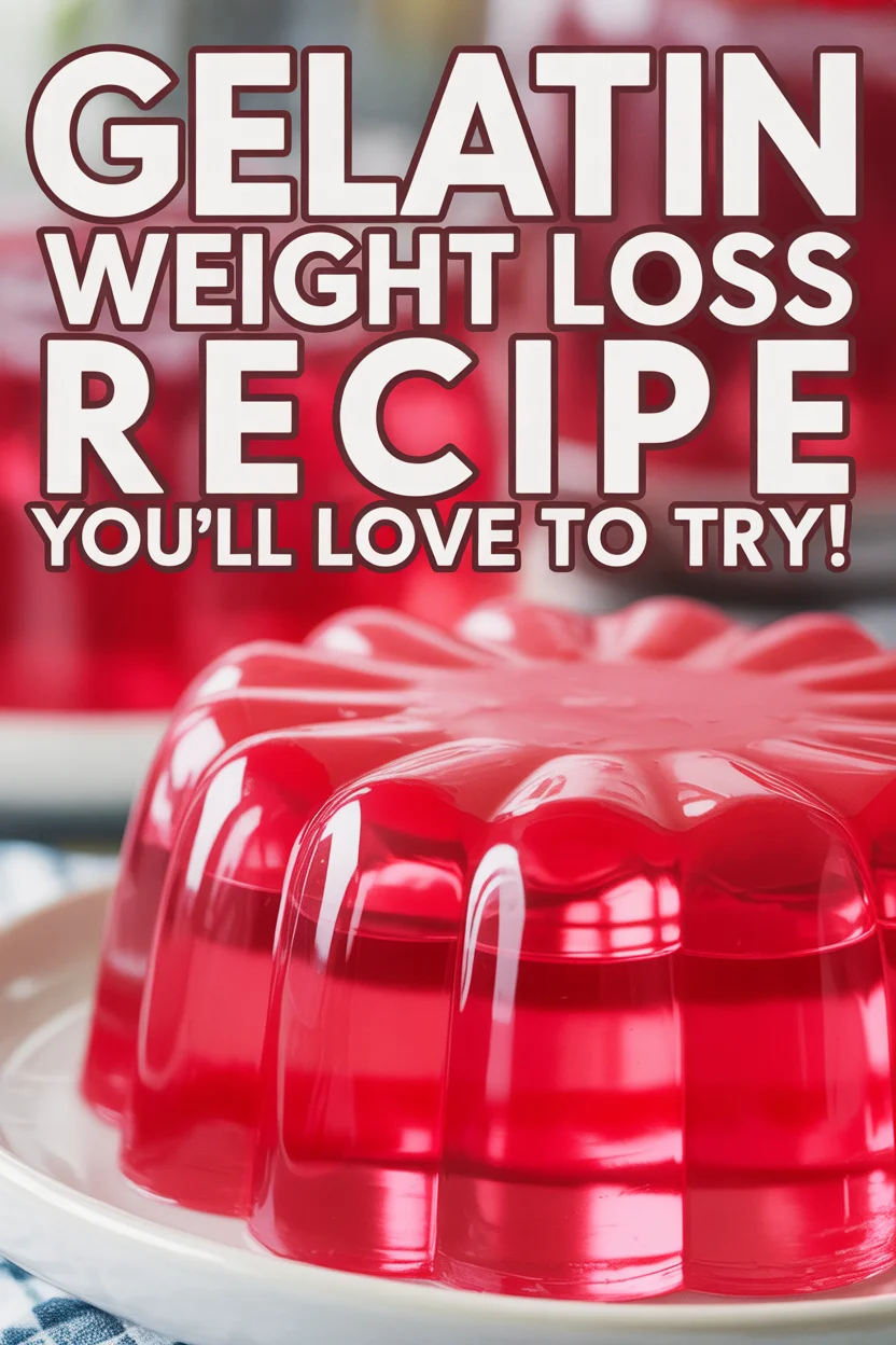 Gelatin Weight Loss Recipe