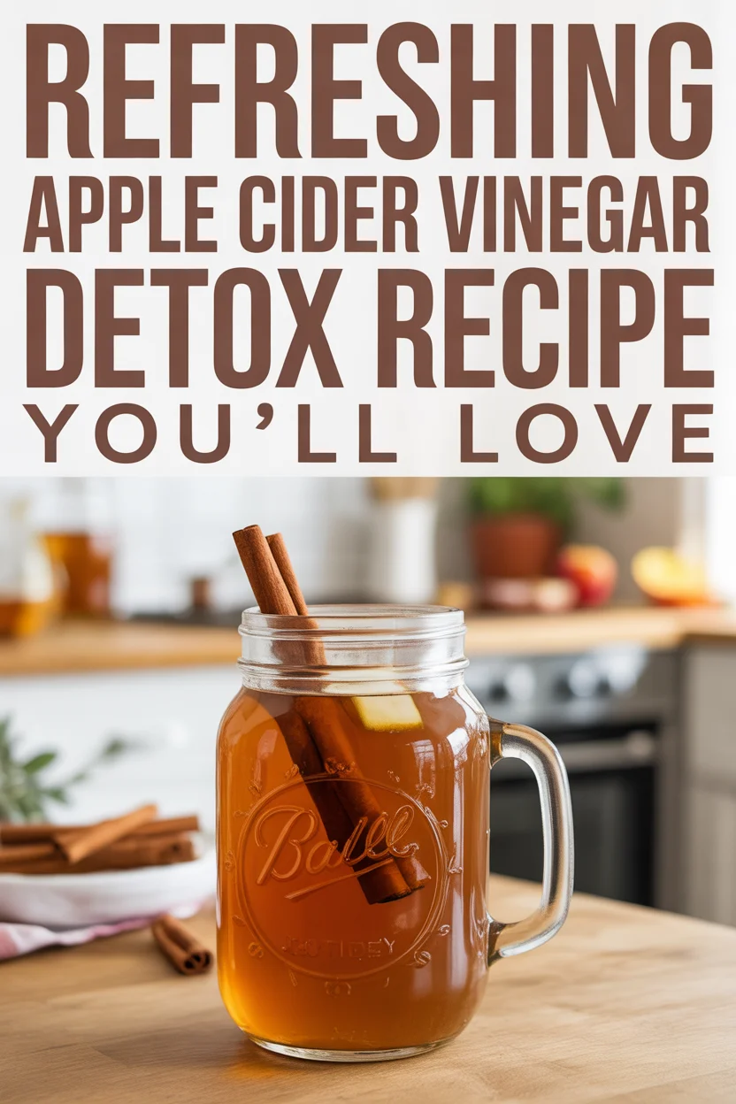 Refreshing Apple Cider Vinegar Detox Drink Recipe You’ll Love