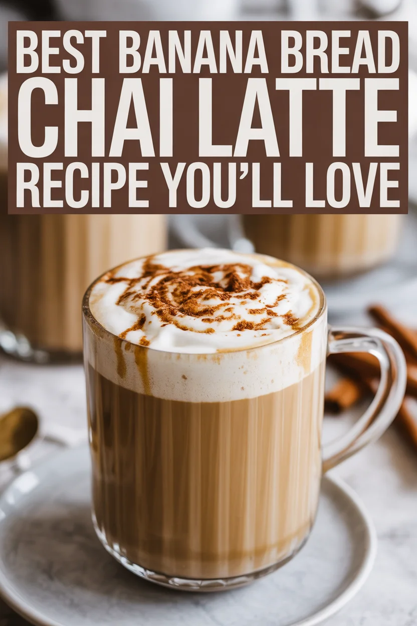 Banana Bread Chai Latte Recipe