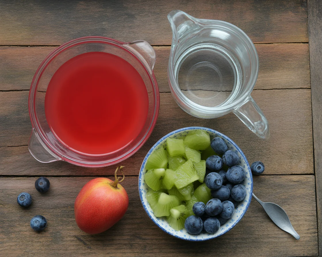 an overlay head shot for the ingredients of Gelatin trick Recipe