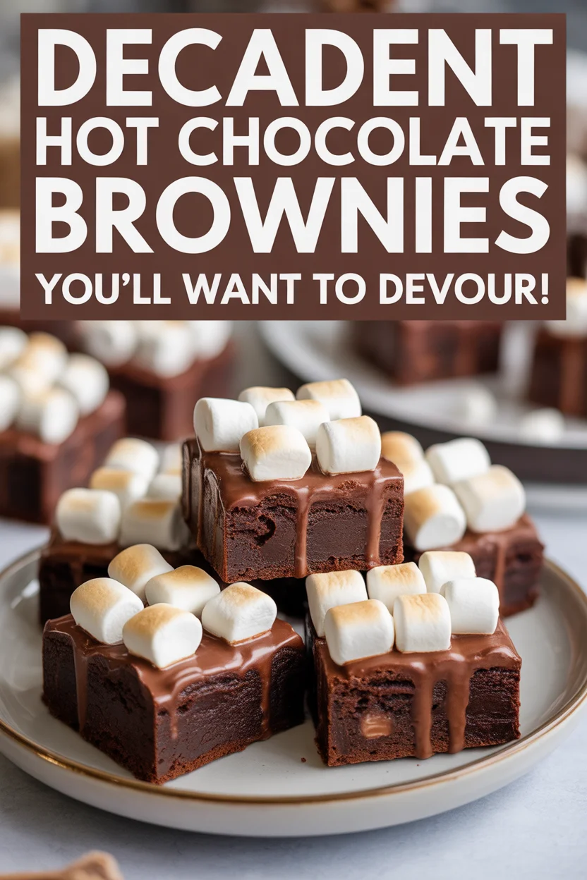 Decadent Hot Chocolate Brownies You’ll Want to Devour!