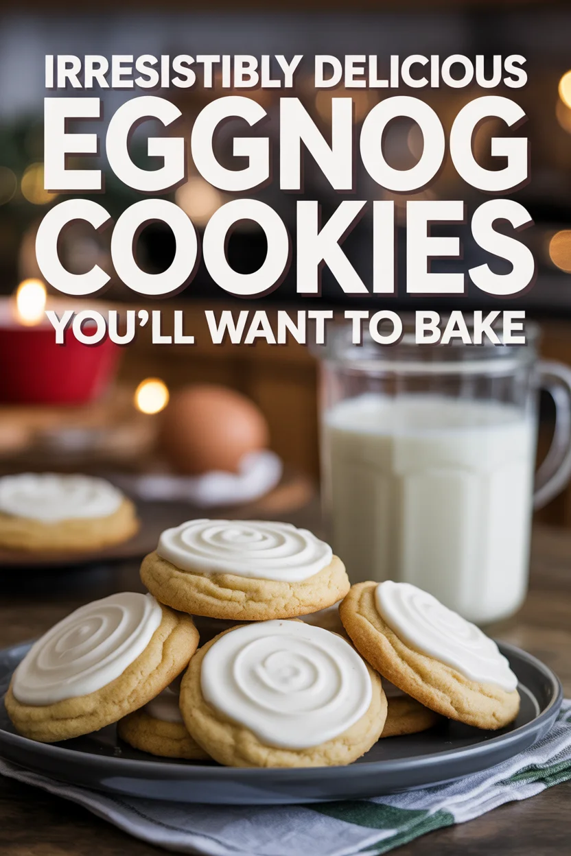 Eggnog Cookies