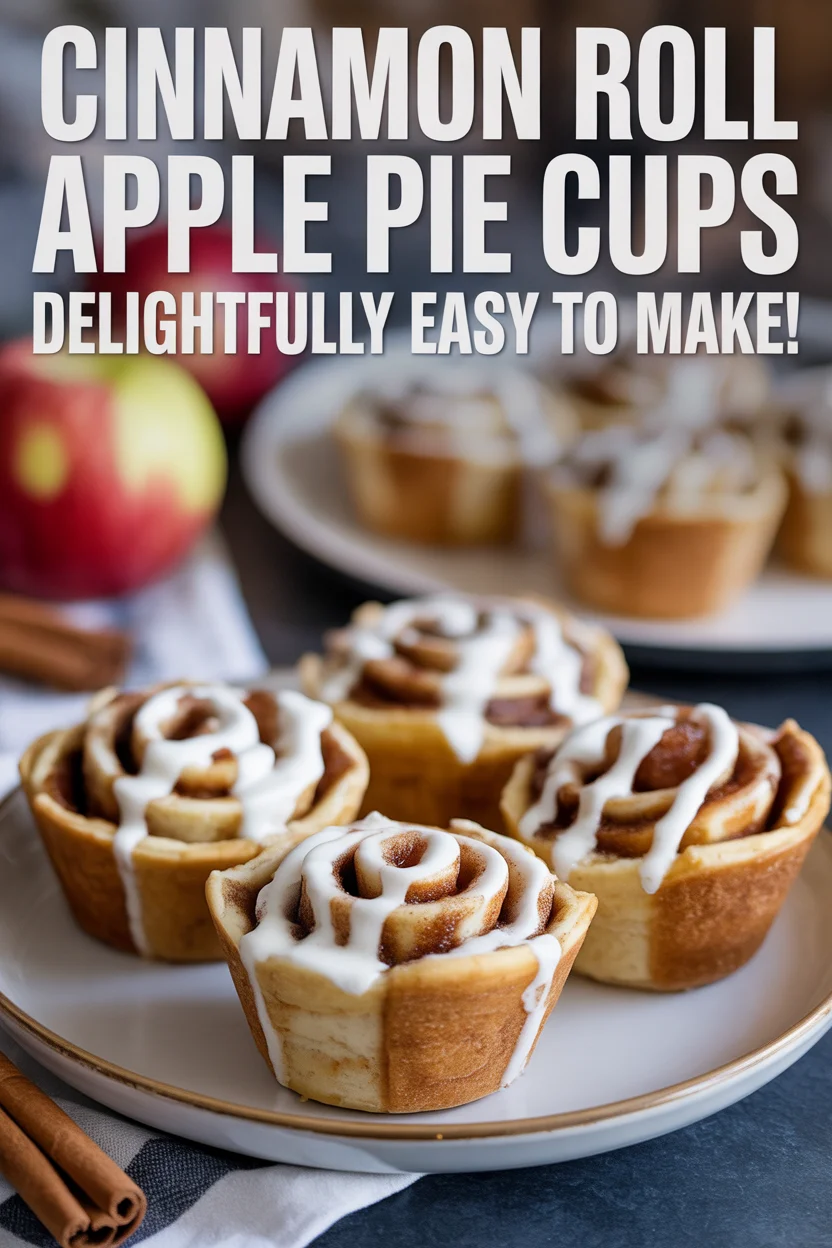 Cinnamon Roll Apple Pie Cups – Delightfully Easy to Make!