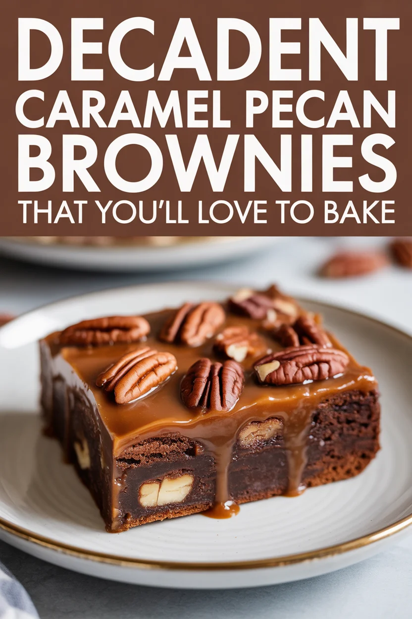 Caramel Pecan Brownies