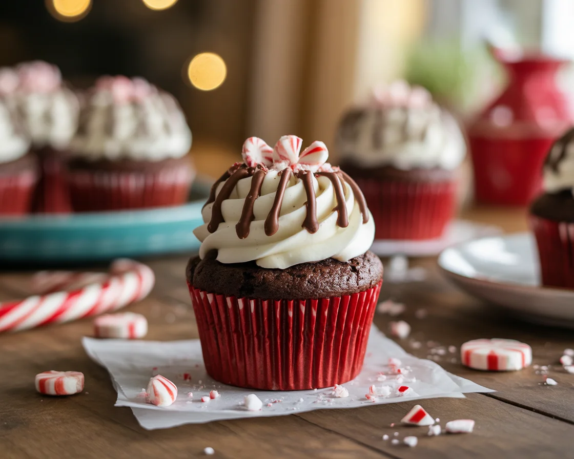 Peppermint Mocha Cupcakes