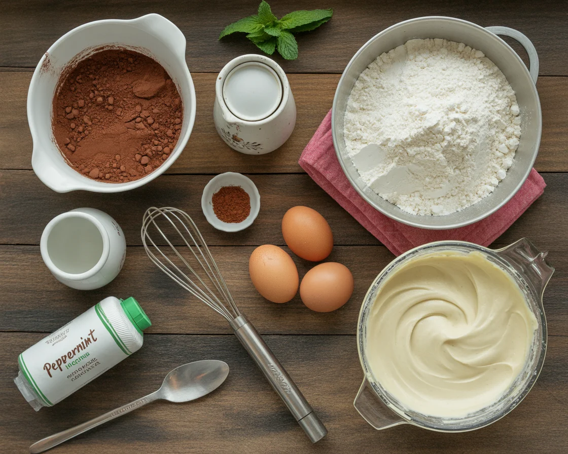 Peppermint Mocha Cupcakes