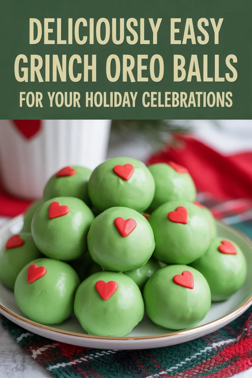 Grinch Oreo Balls