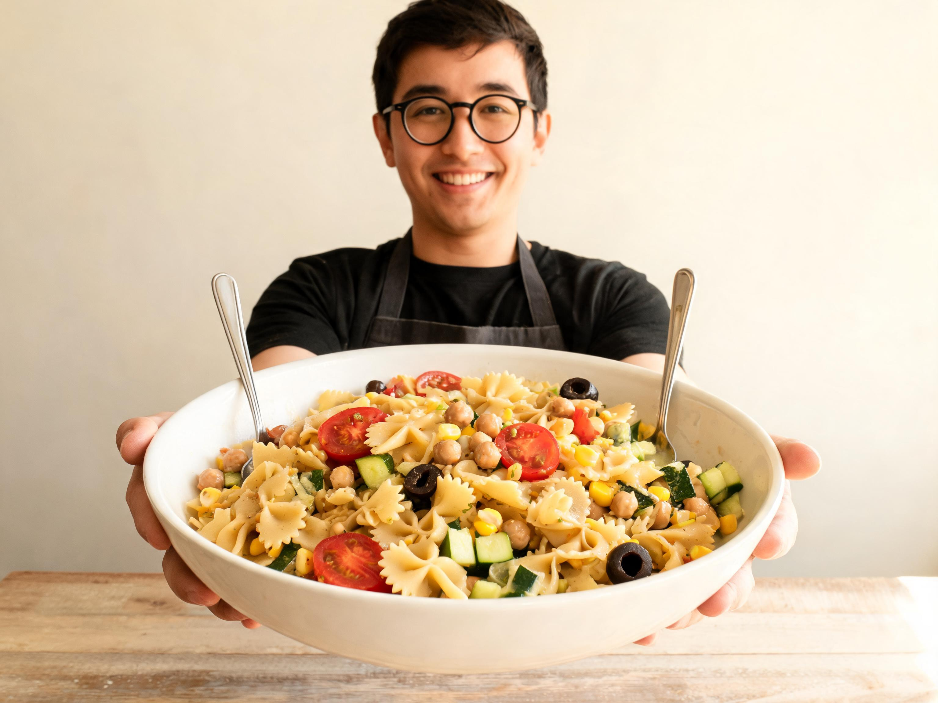 Chickpea Pasta Salad