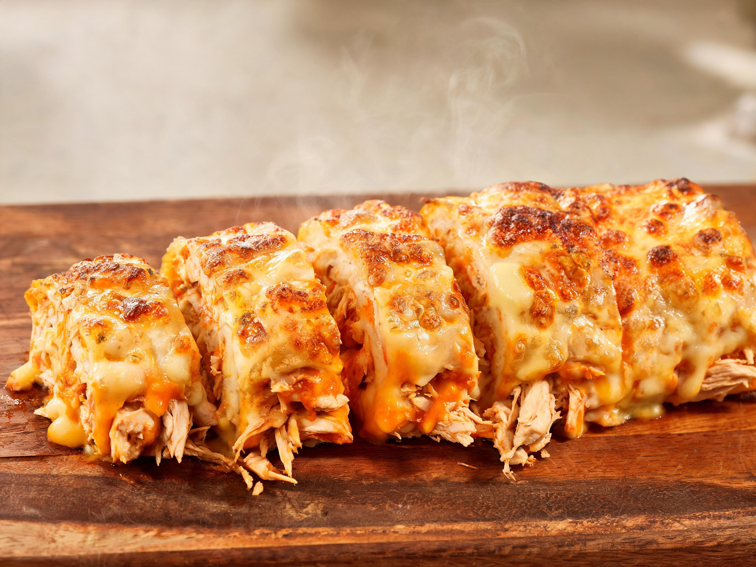 Buffalo Chicken Cheese Bake