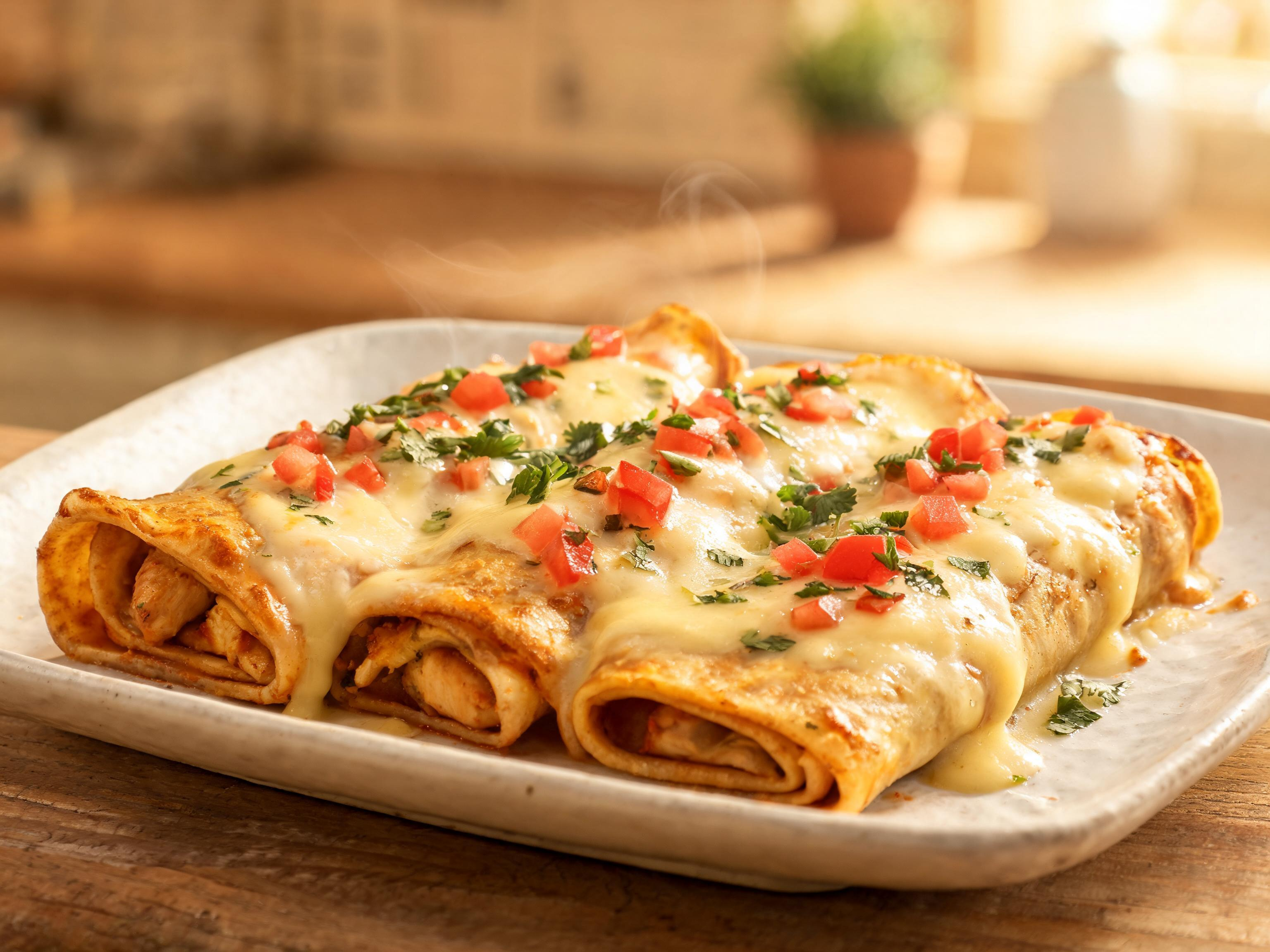 Cheese Chicken Enchiladas