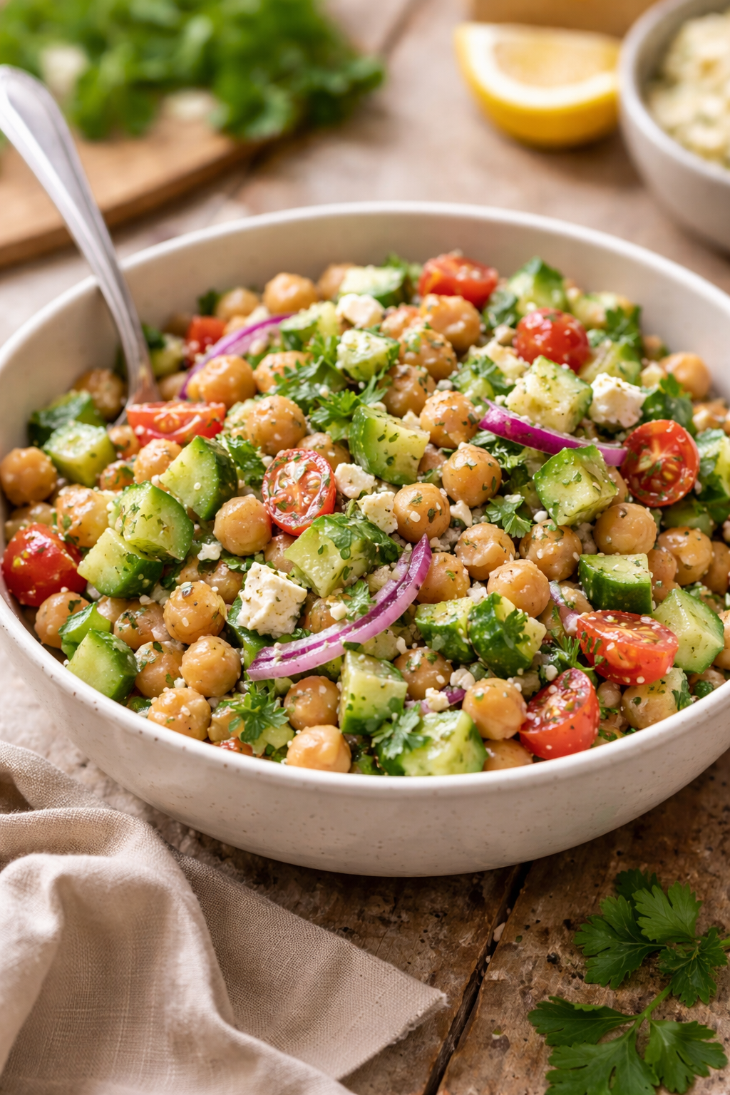 Greek Chickpea Salad