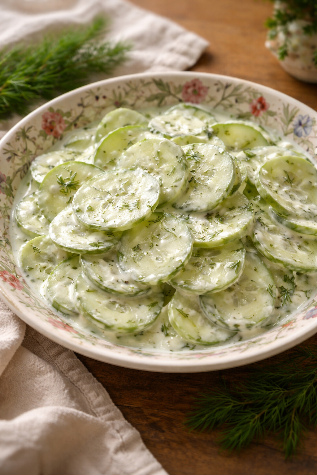 Creamy Cucumber Salad