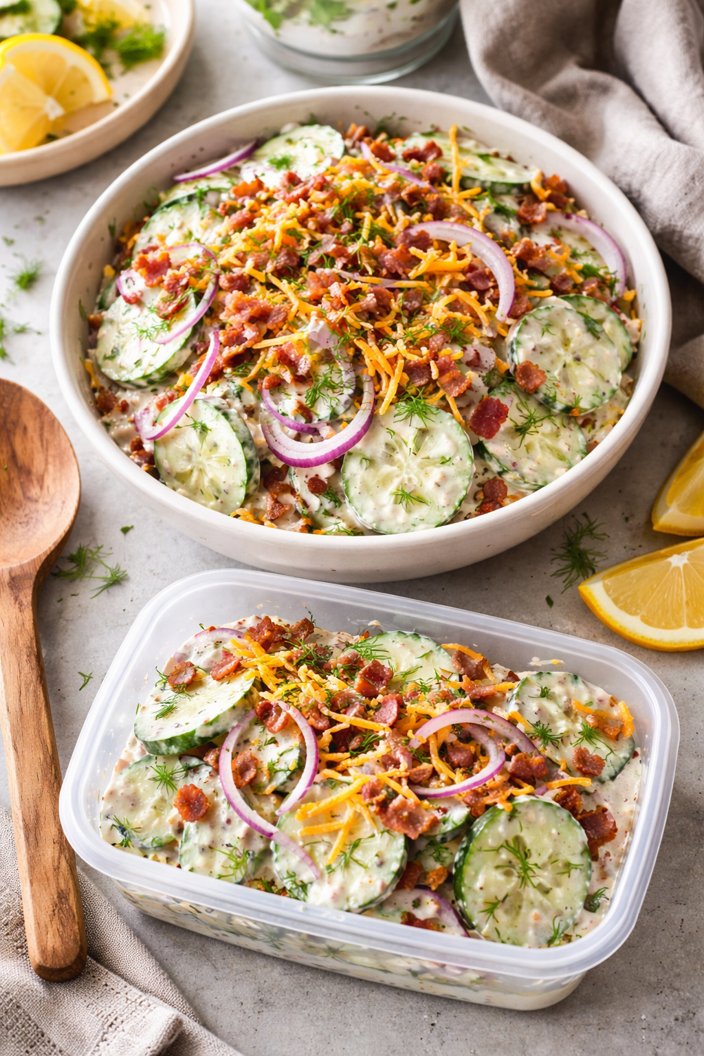 Creamy Cucumber Crack Salad