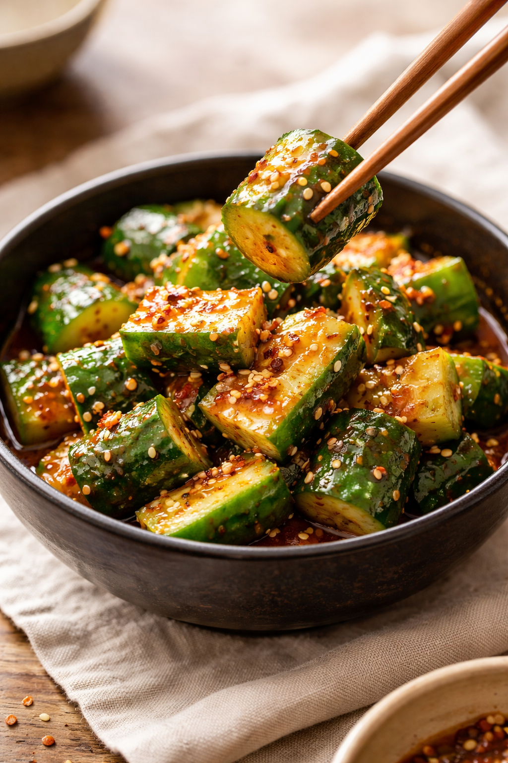 Spicy Asian Cucumber Salad