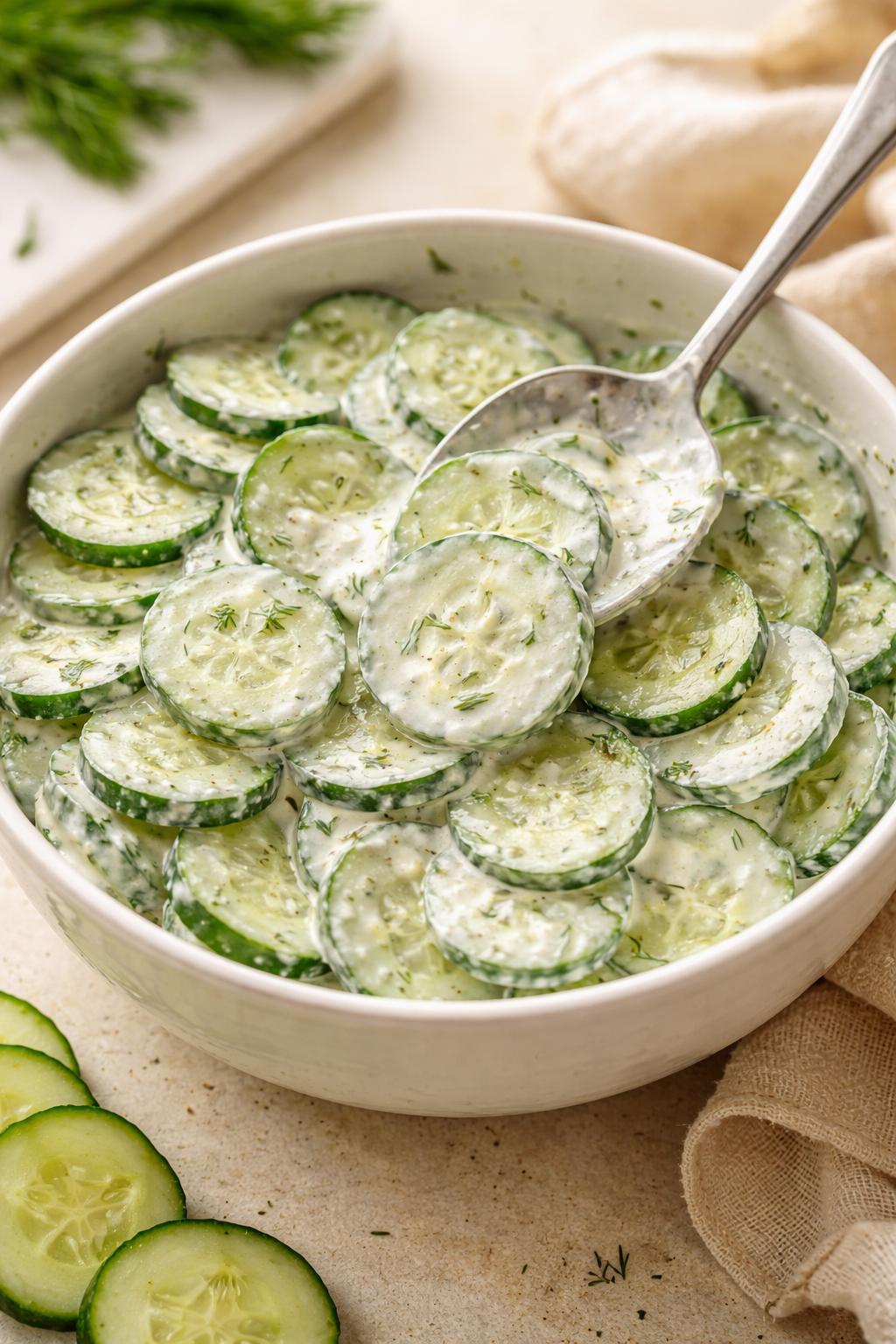 Creamy Cucumber Salad