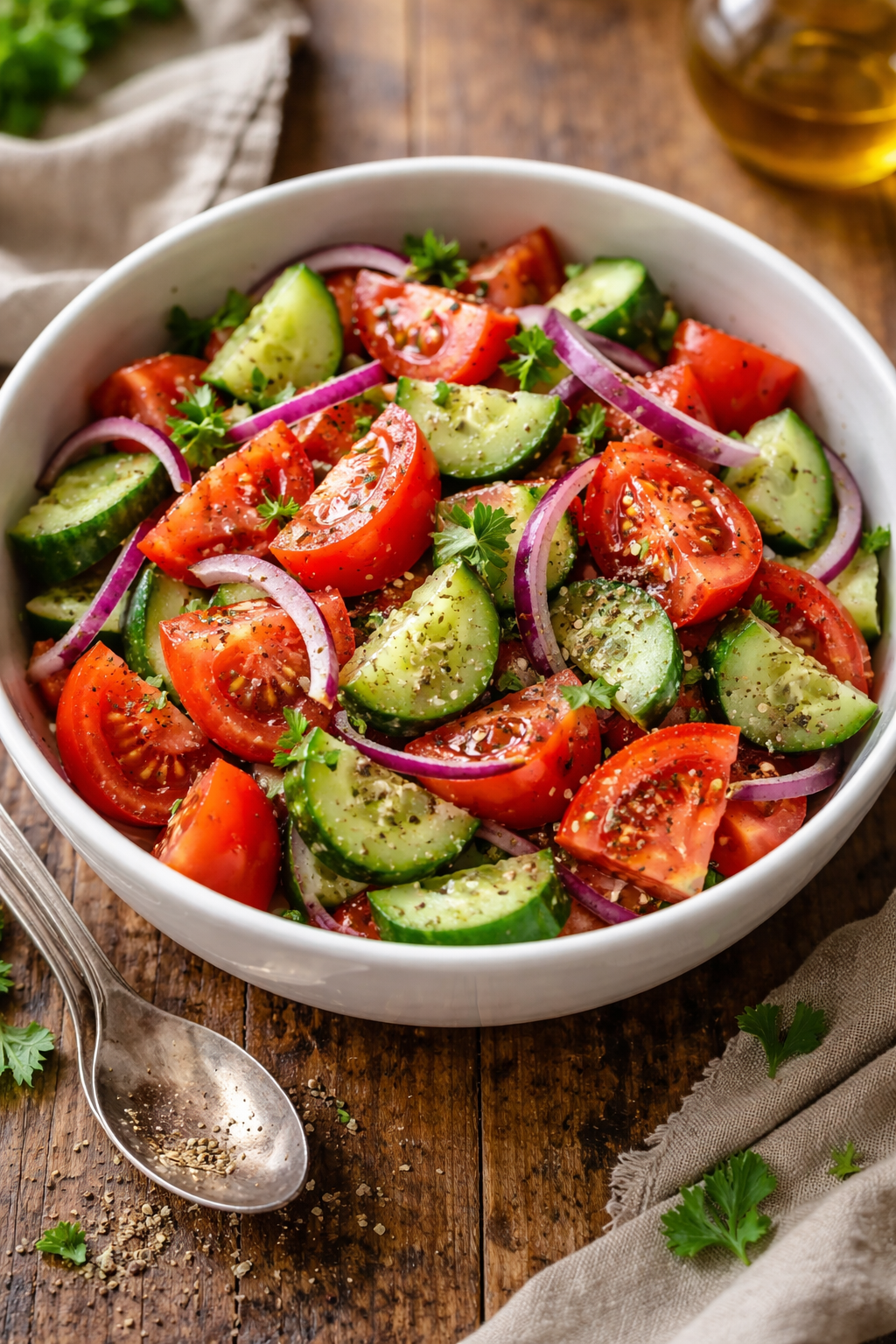 Tomato Cucumber Salad