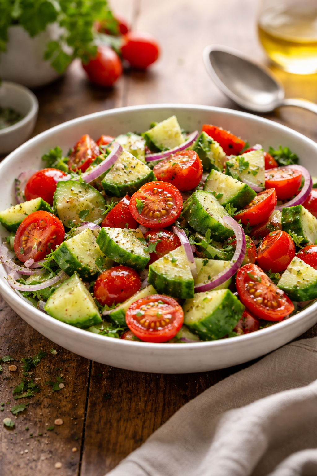 Cucumber Tomato Salad