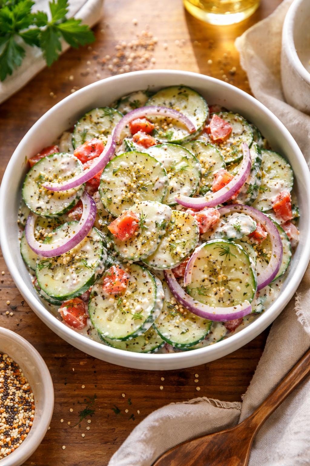 Fresh Cucumber Salad