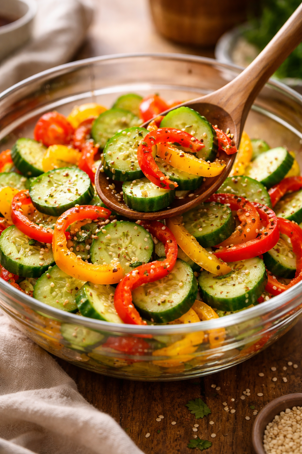 Cucumber and Sweet Pepper Salad