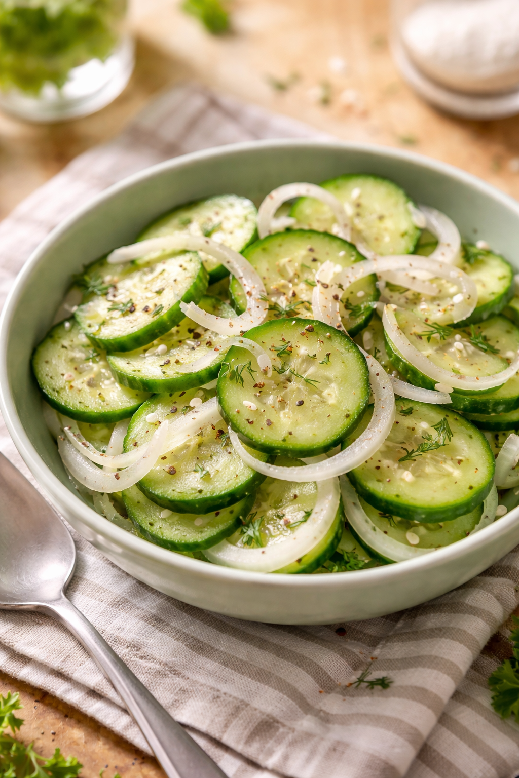 Cucumber and Onion Salad