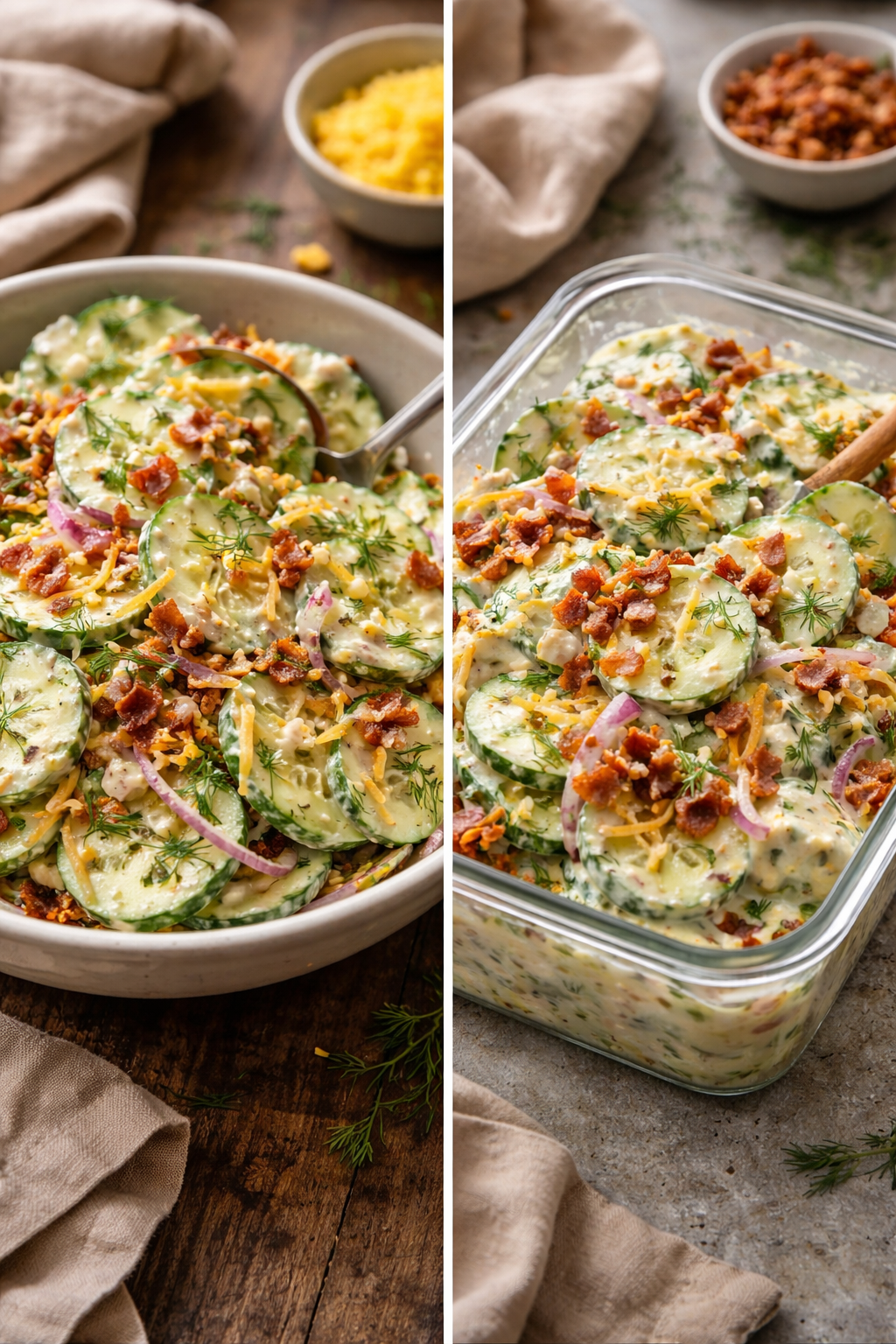 Creamy Cucumber Crack Salad