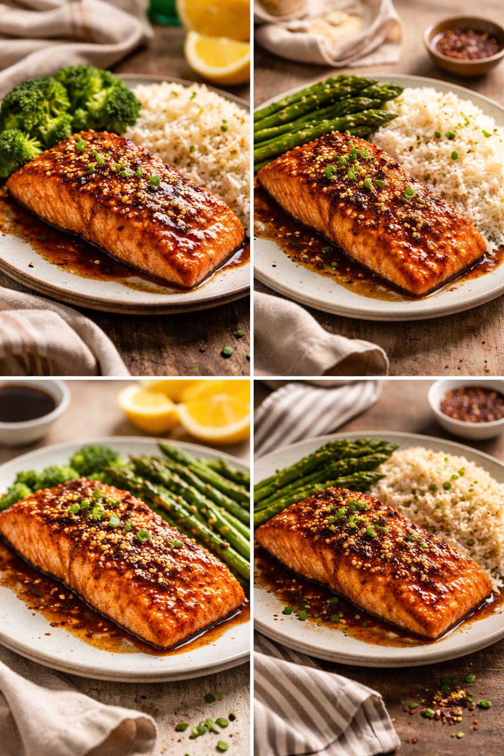 Brown Sugar Soy Sauce Salmon