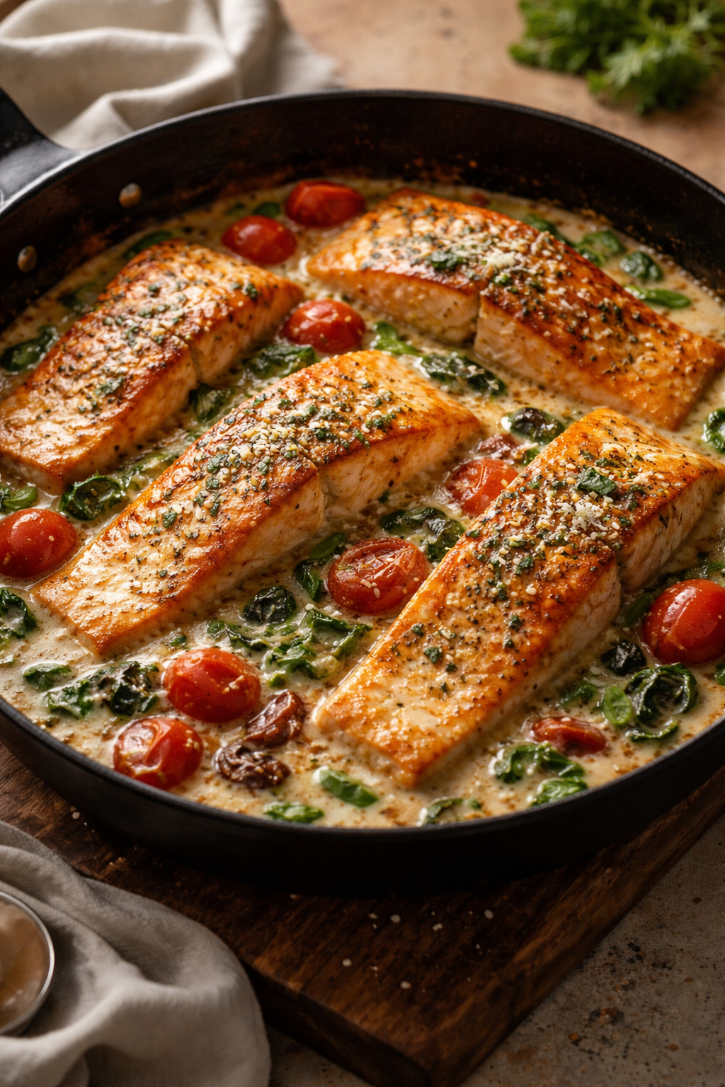 Creamy Tuscan Salmon