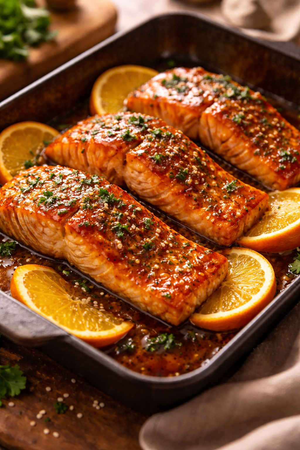 Orange Glazed Salmon