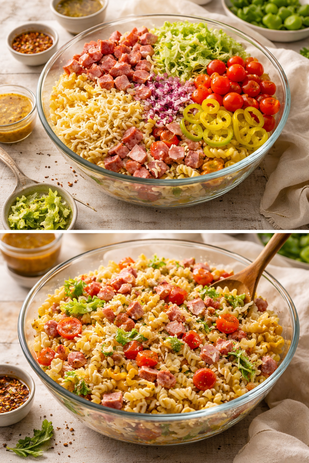 Italian Grinder Pasta Salad
