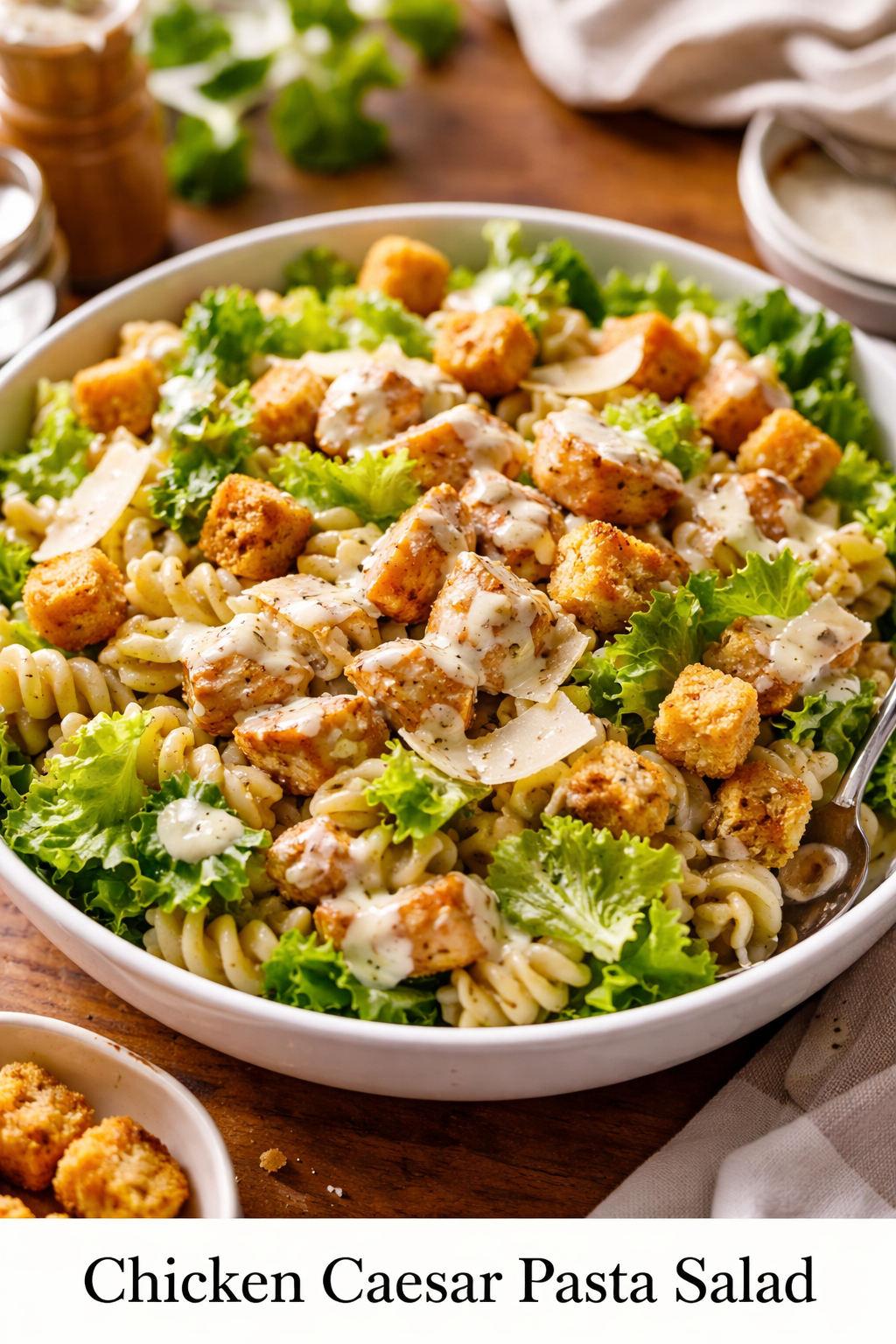 Chicken Caesar Pasta Salad