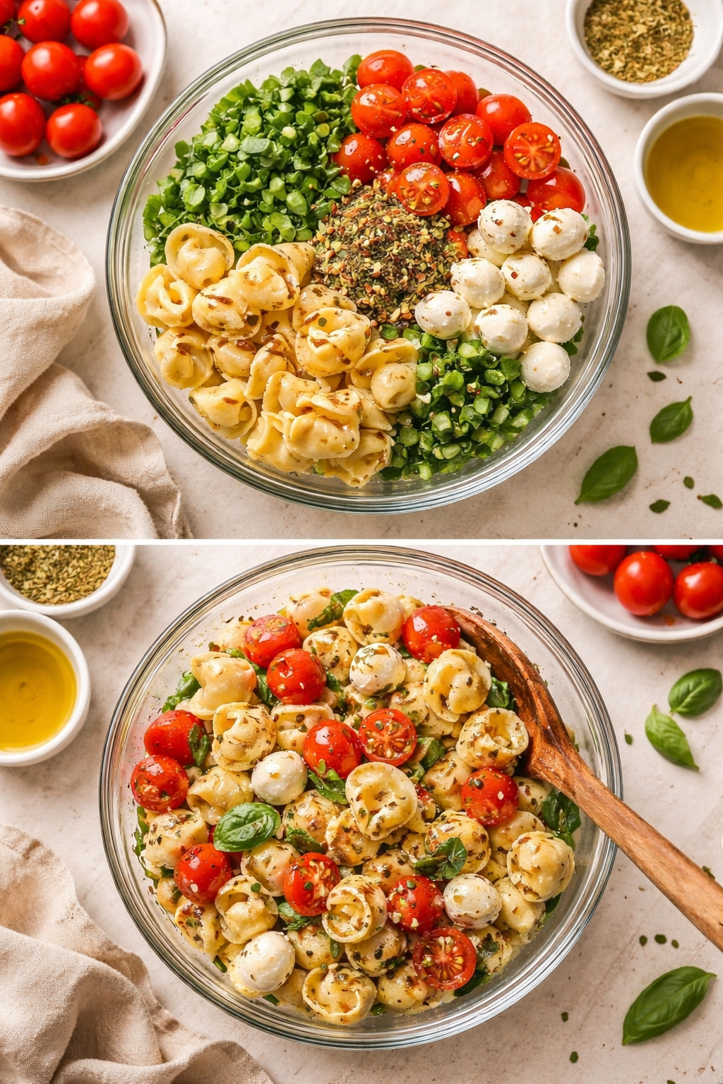 Caprese Tortellini Salad
