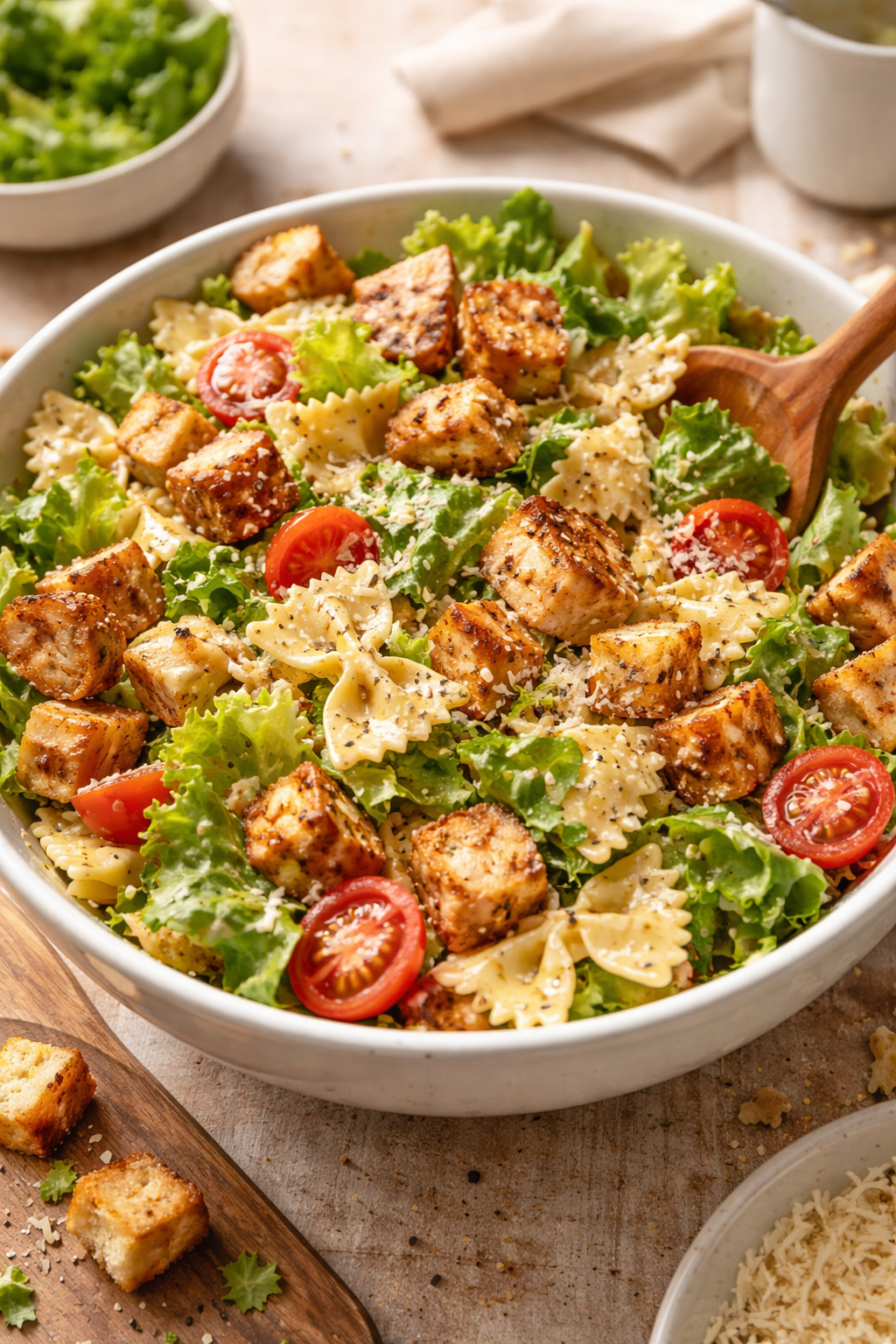 Chicken Caesar Pasta Salad