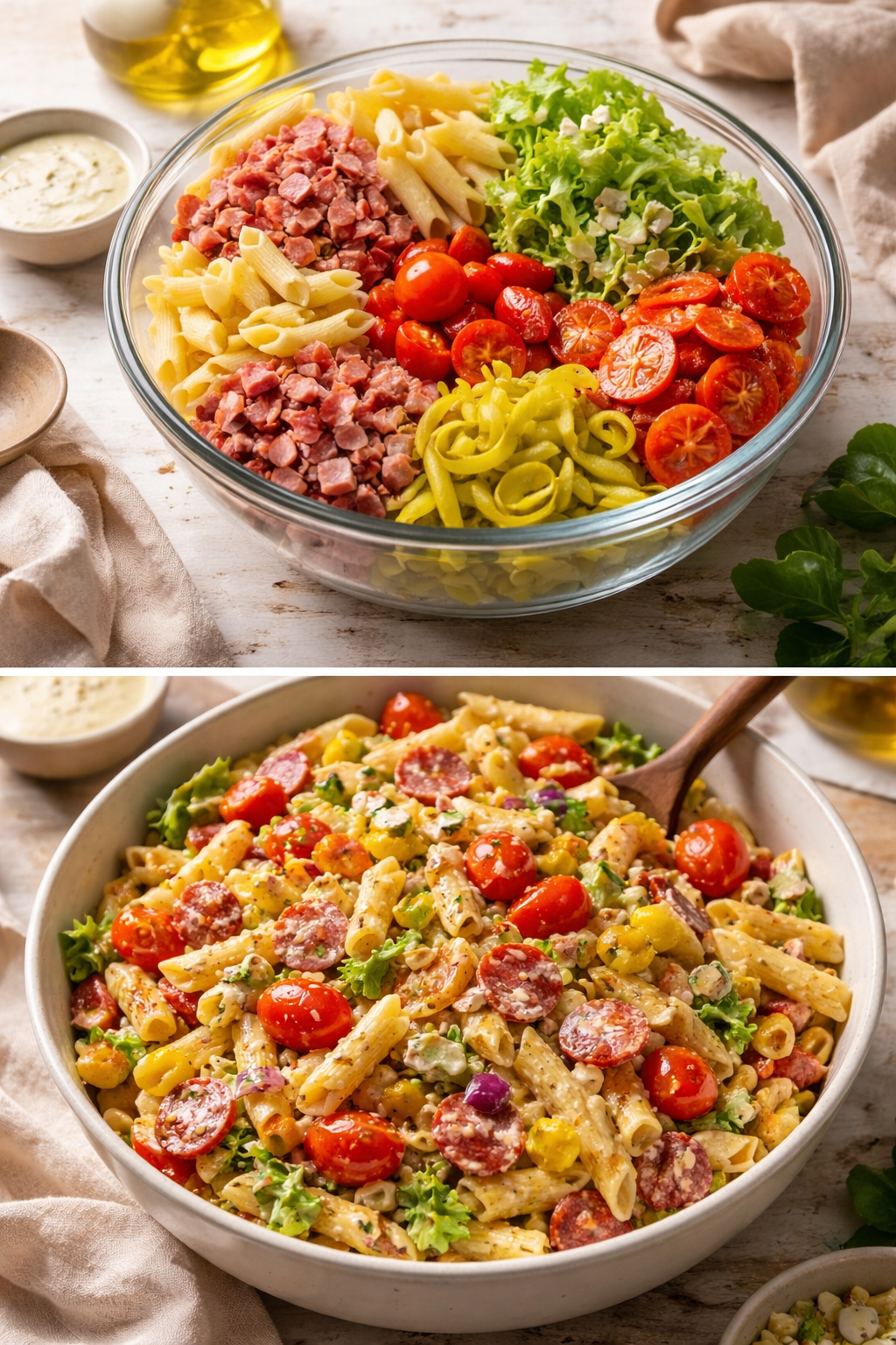 Italian Grinder Pasta Salad