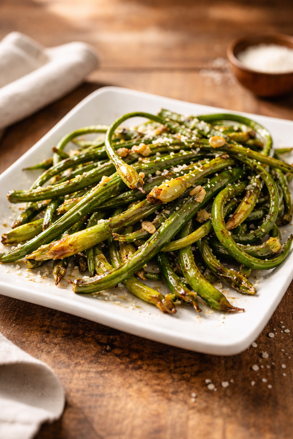 Roasted Garlic Scapes