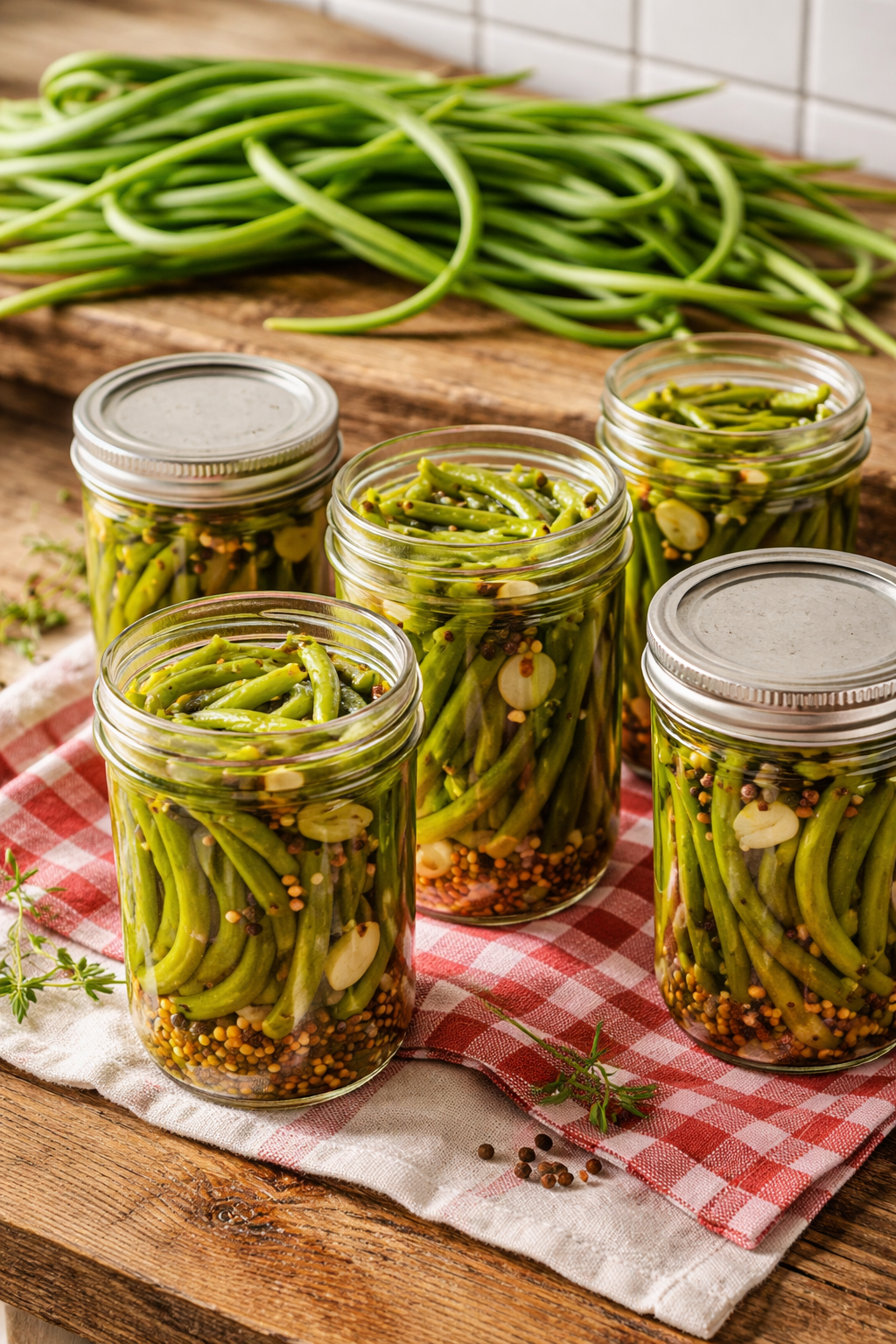 Pickled Garlic Scapes
