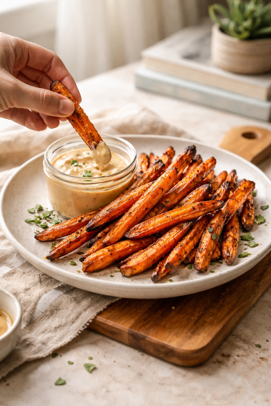 Healthier Carrot Fries
