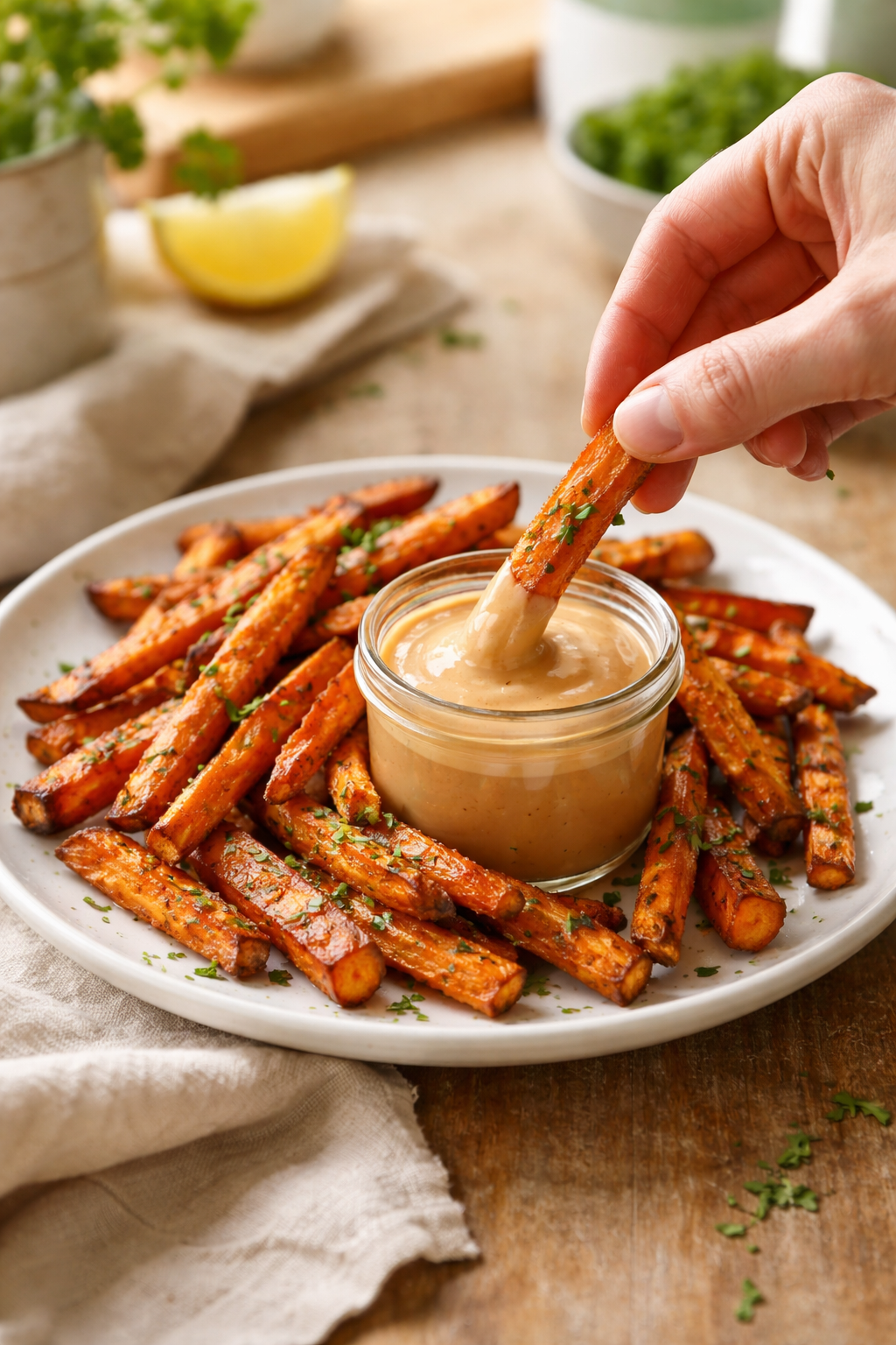 Healthier Carrot Fries