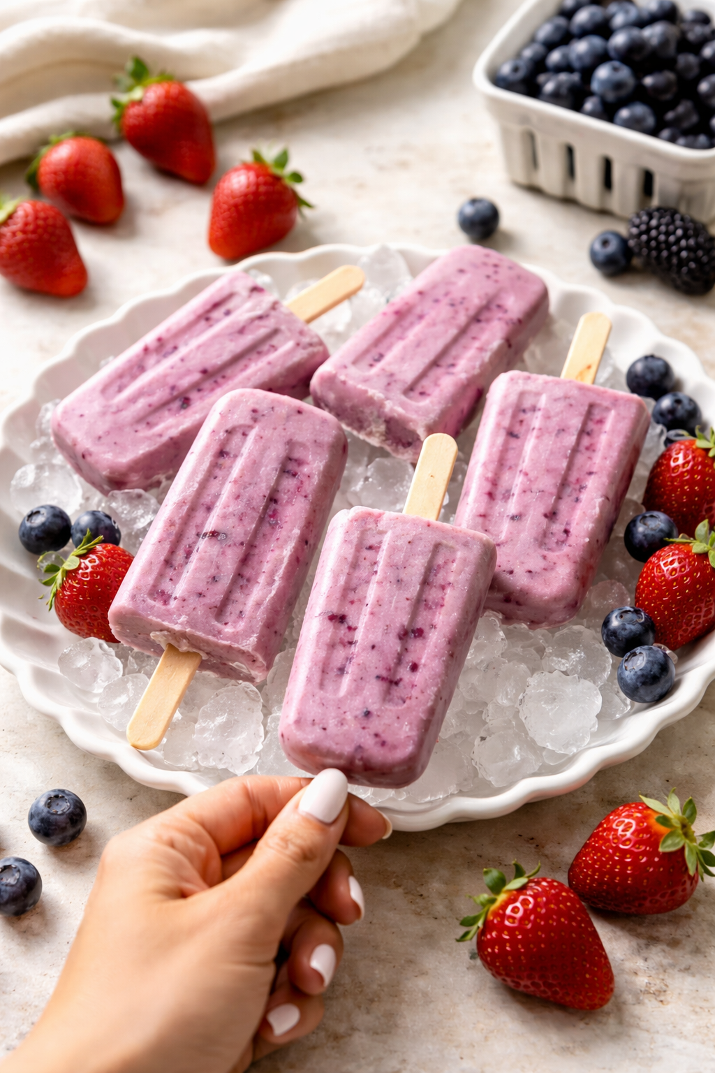 3-Ingredient Greek Yogurt Popsicles