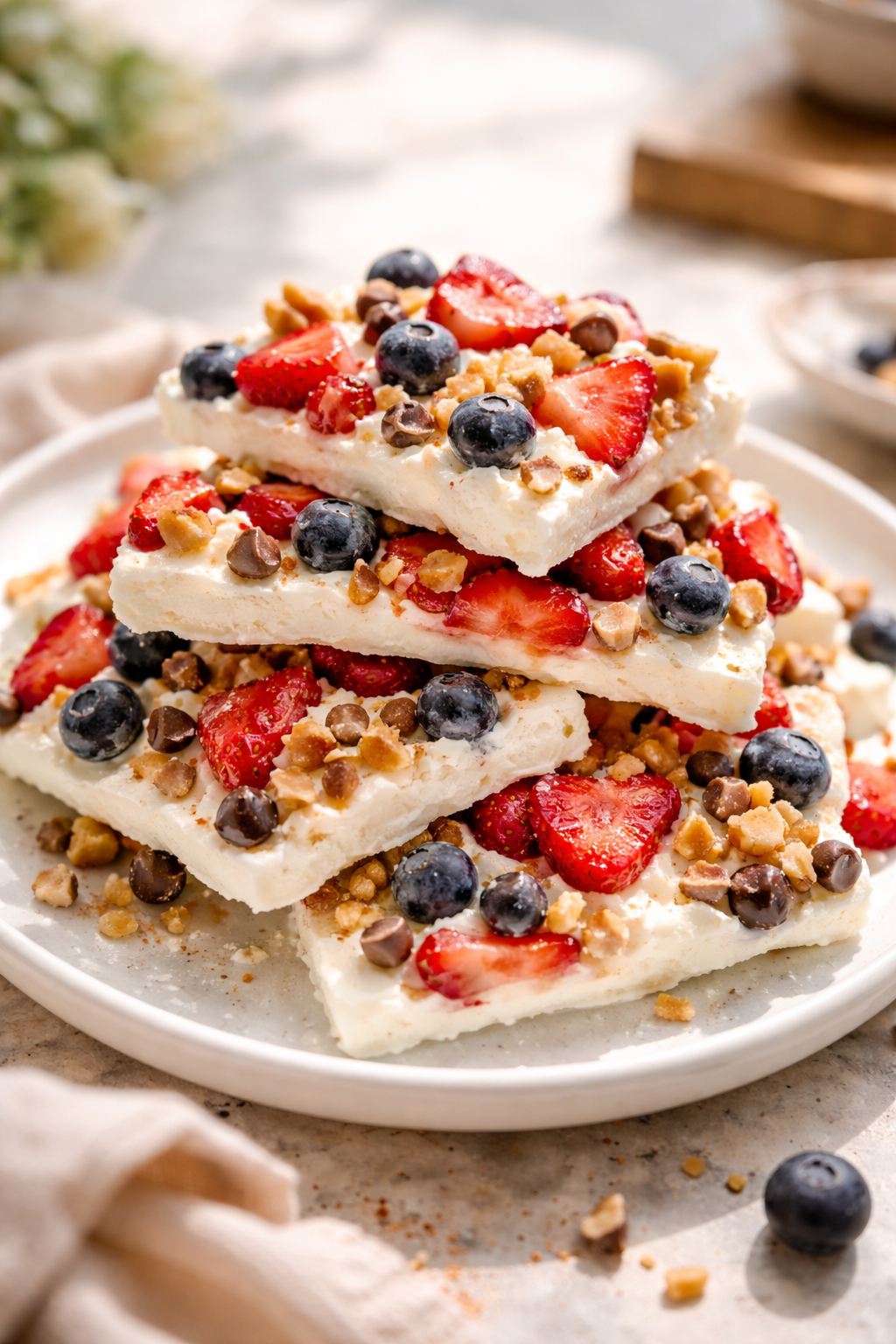 Frozen Yogurt Bark