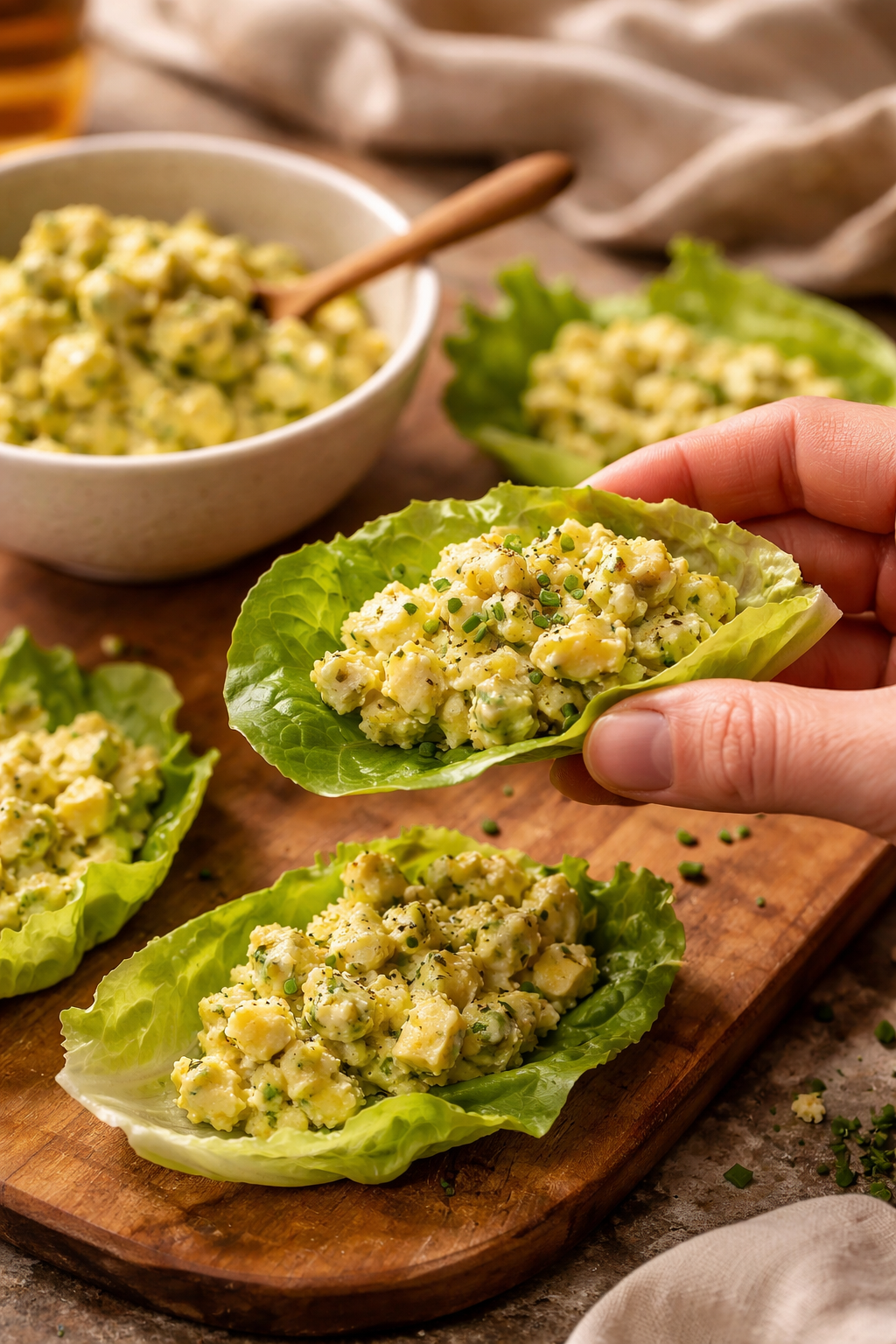 Quick Creamy Avocado Egg Snack