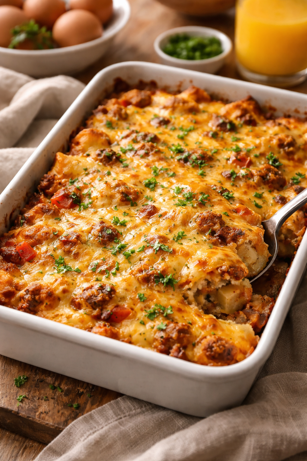 Overnight Breakfast Casserole