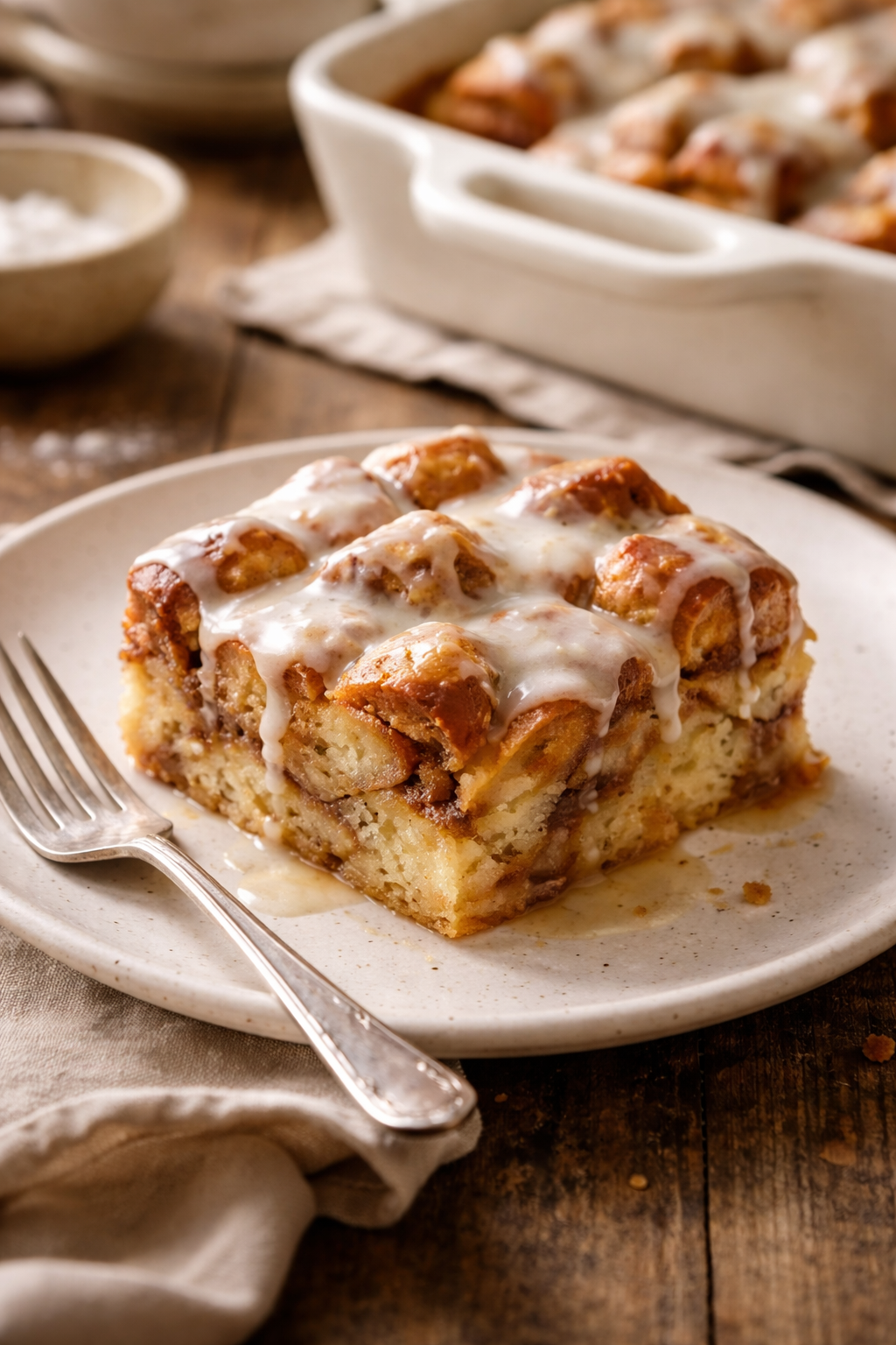 Cinnamon Roll Breakfast Casserole